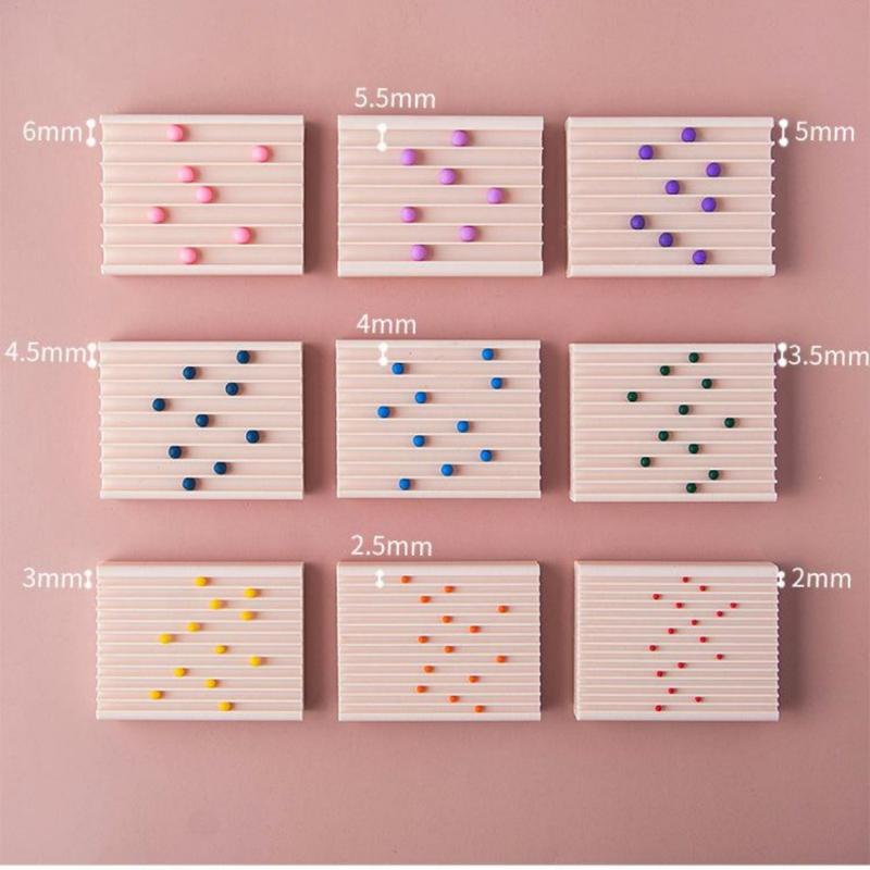 Leichter Tonkugelformer Töpferformwerkzeug zum Rollen 1/4 Stück für DIY Schmuck Basteln Verschenken Handgemachtes Hobby
