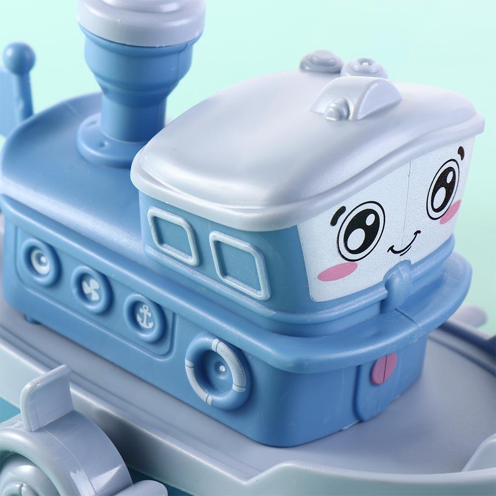 Playing Toys Swimming Beach Game Birthday Gifts Floating Ship Game Baby Bath Toys Clockwork Boat Cartoon Ship  Wind Up