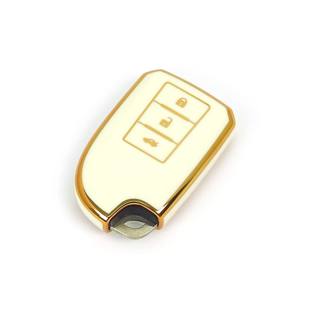 

Provare TOYOTA Hiace Porte Spade Smart Key Case Cover 3 Buttons (White Gold) Free золотой