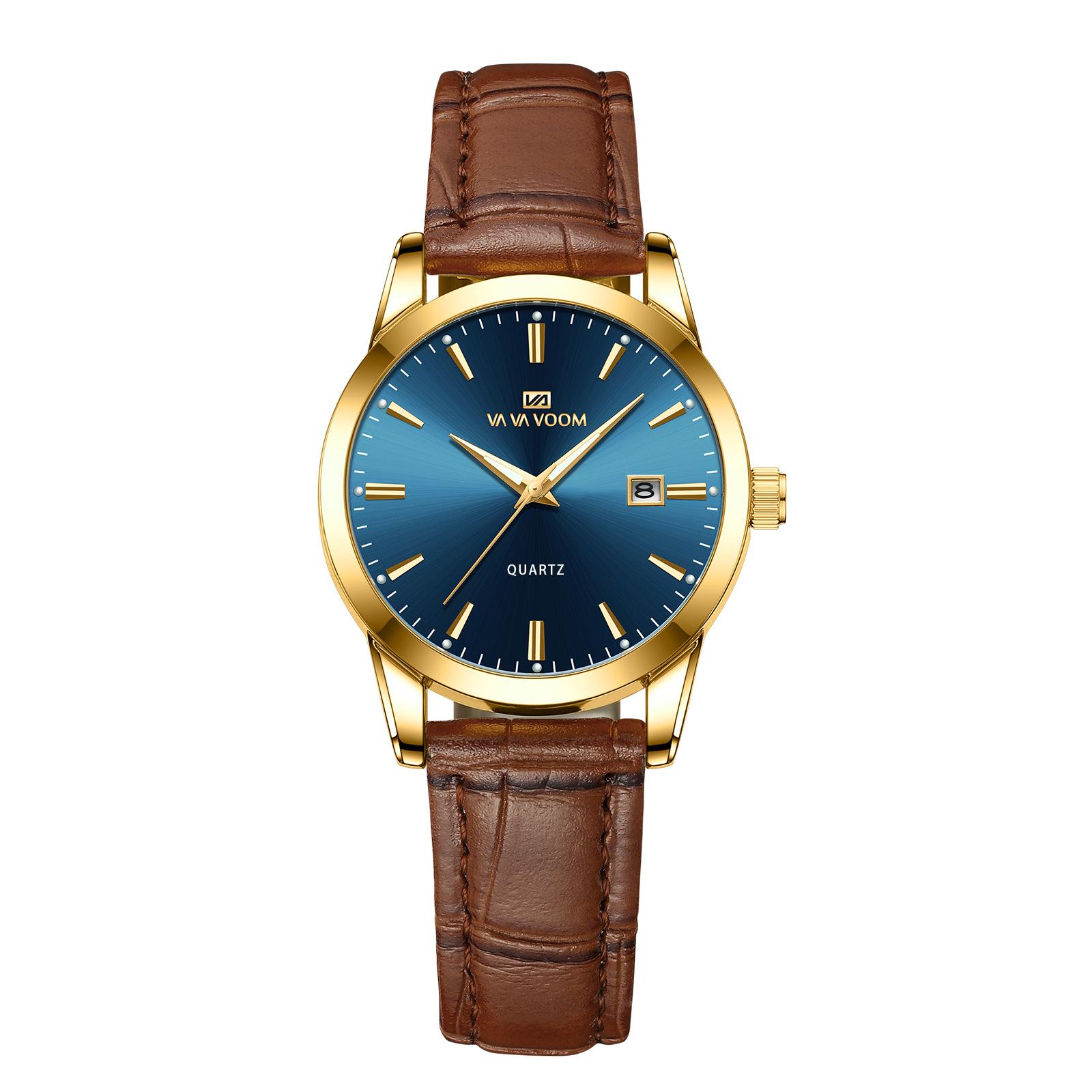 

Парные часы для студентов, мужские и женские, повседневные, водонепроницаемые, ремешок, календарь, кварцевые