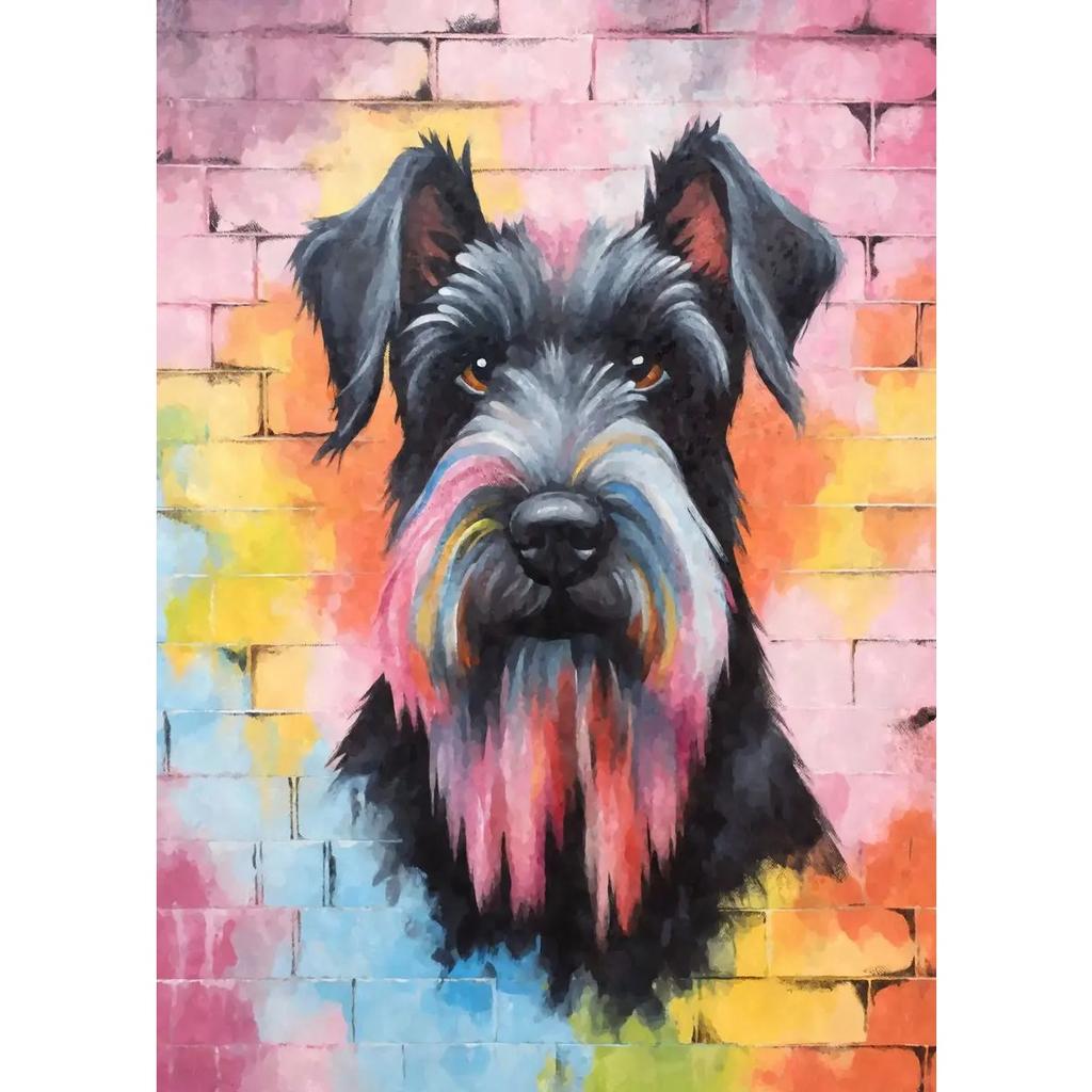 Cute Pet Dogs Graffiti Poster Prints Aesthetic Pug Dachshund Maltese Dog Wall Art Canvas Painting Home Kids Room Decor Picture