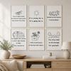 Inspirational Quotes Wall Art, Nordic Black White Canvas Painting, Minimalist Poster Print for Office Living Bedroom Decor