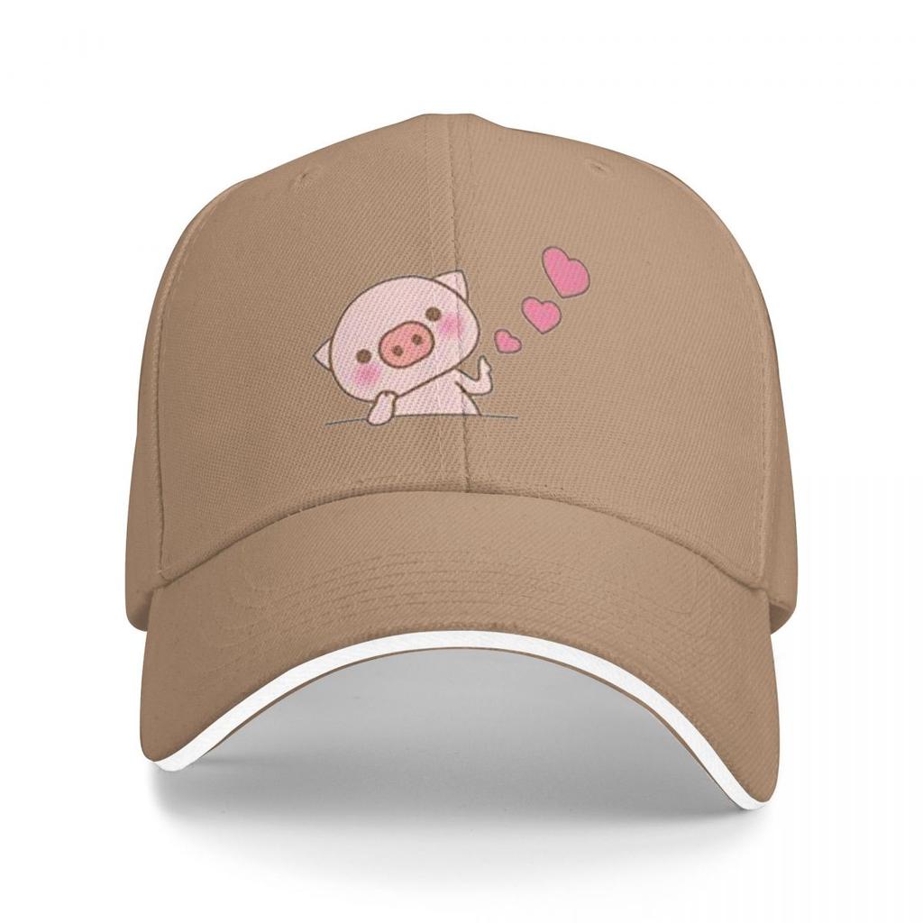 Unisex Baseball Hats Lots Of Little Hearts Pig Emoticon Outdoor Streetwear Summer Sports Baseball Caps Hiphop Cap Casquette Hats