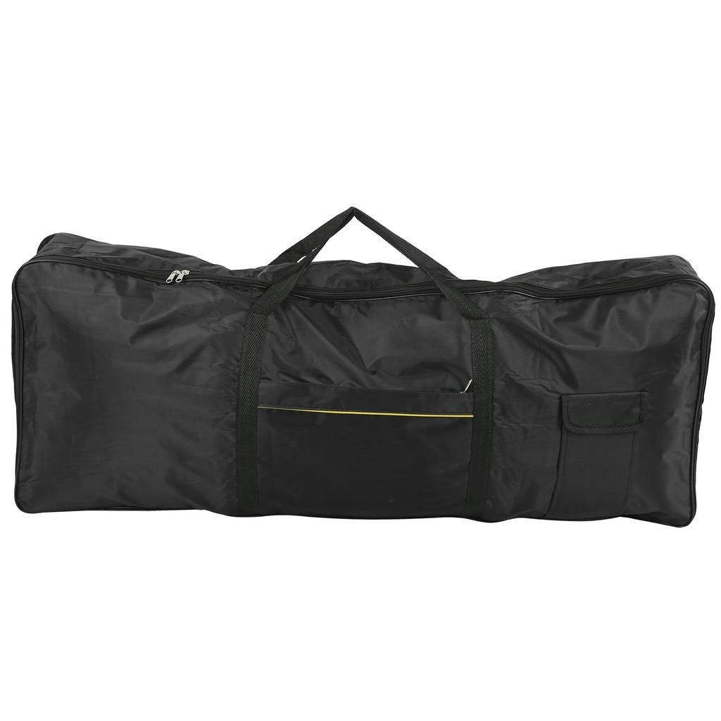 61‑Key Keyboard Bag Electronic Organ Piano Protective Case Waterproof Oxford Cloth Black