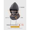 **Winter Warm Hat with Face Mask Men Women Ear Protection Neck Gaiter Windproof Cycling Cold-Proof Balaclava Cap**