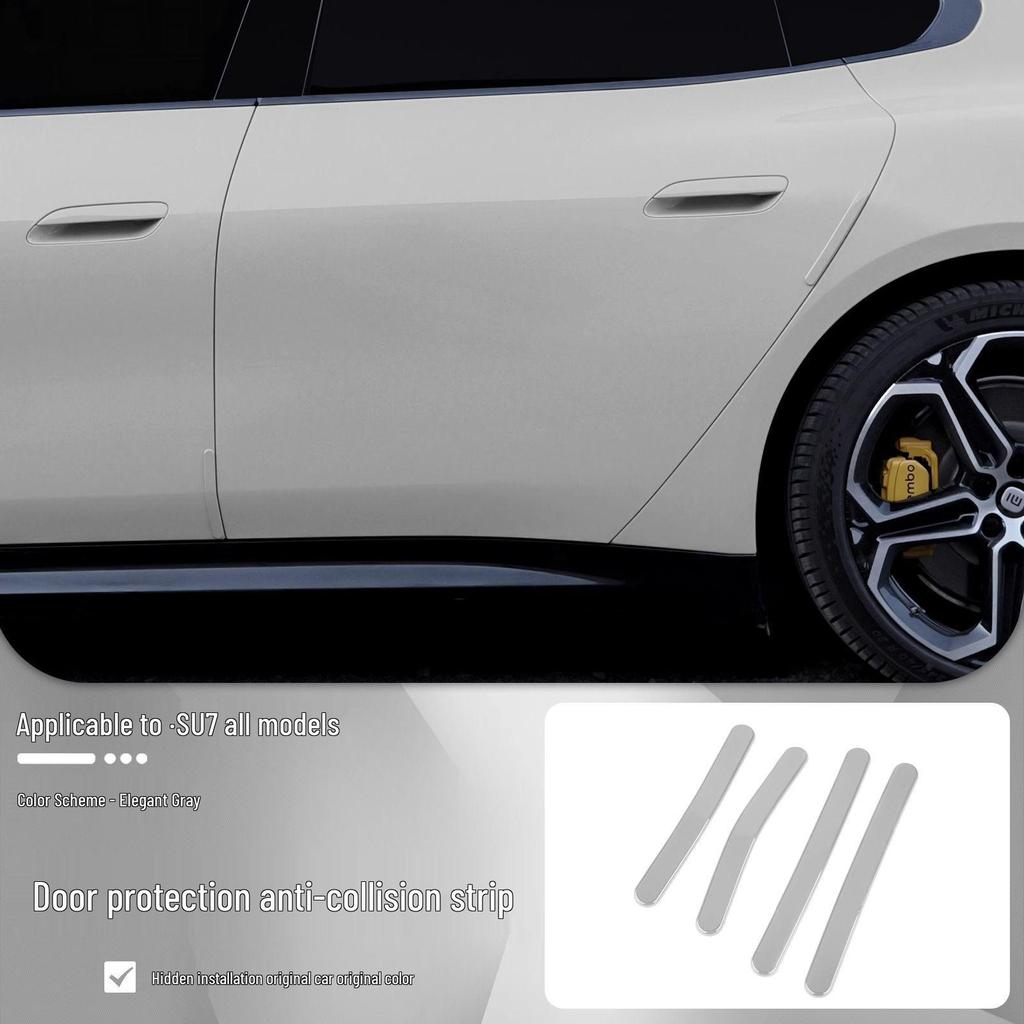 Xiaomi SU7 Car Door Anti-Collision & Scratch Protection Strip - Decorative Car Sticker Accessory