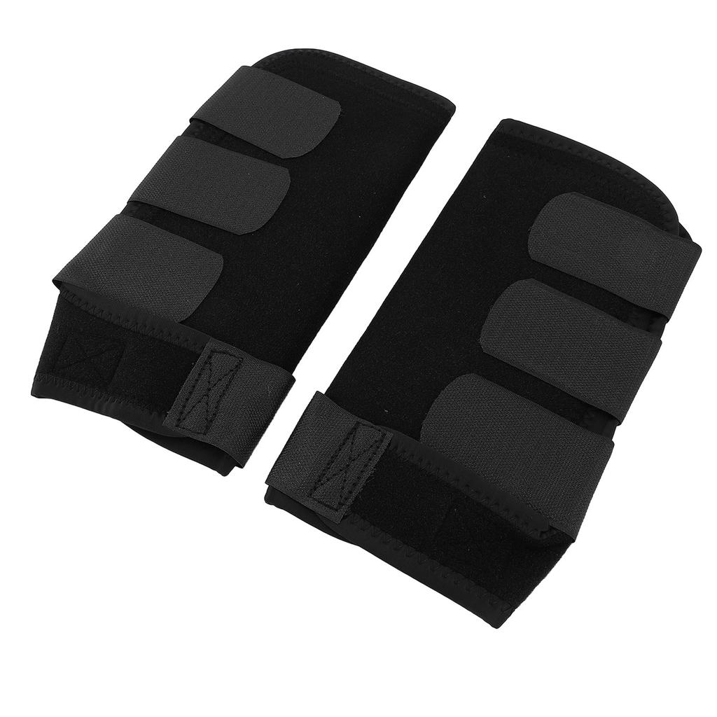 Horse Boots Protective Neoprene Shock Absorbing Reduce Impact Adjustable Straps Horse Leg Guards