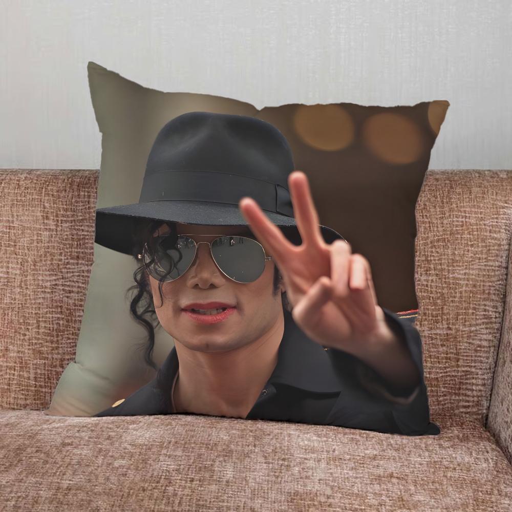 Singer M-Michael Jackson Pillow Case For Home Bedroom Car Office Decoration Living Room Sofa Cushion Cover Suitable