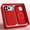 Silicone Bright Lucky Color Case for iPhone 17 Air 16 15 14 13 Pro Max Plus Magnetic Wireless Charging Soft Cover
