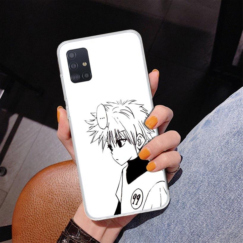 Black White Hunter X Phone Case For Samsung Galaxy A52 A32 A22 A12 A51 A31 A50S A30S A20S A10S Note 20 Ultra 10 Plus S10 A72 A71