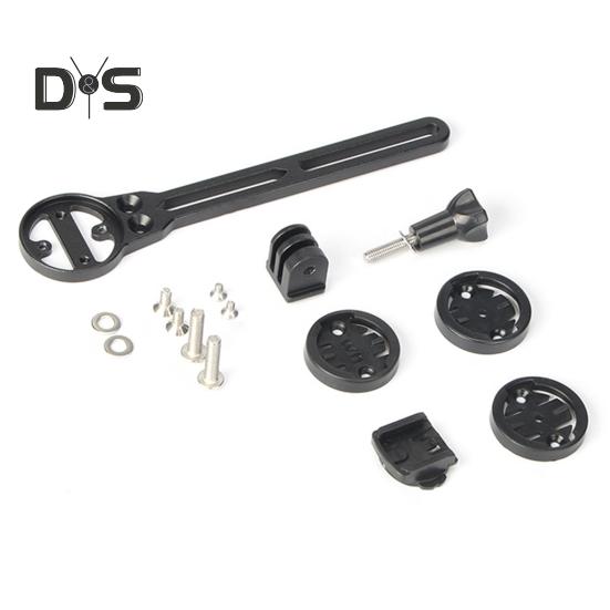 

Крепление для велосипедного компьютера из алюминиевого сплава, легкое, прочное, универсальное, для горного велосипеда, шоссейного велосипеда, держатель для компьютера, аксессуары для велосипеда чёрный