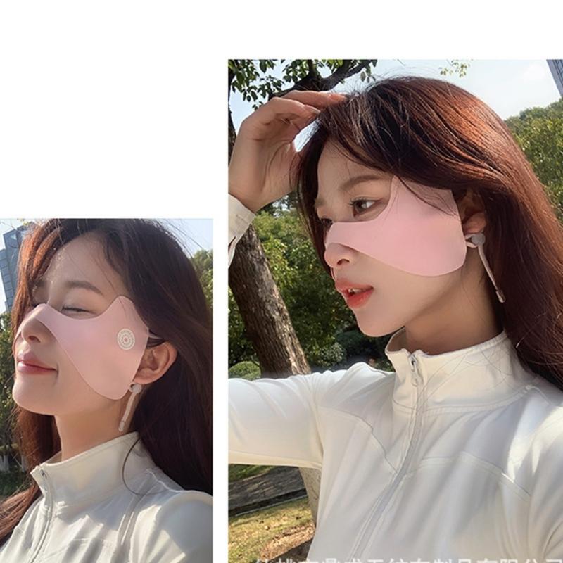 Face Care Mask Face Patches Under Eyes Golf Face Protection Breathable Fabric Gentle On Skin Washable