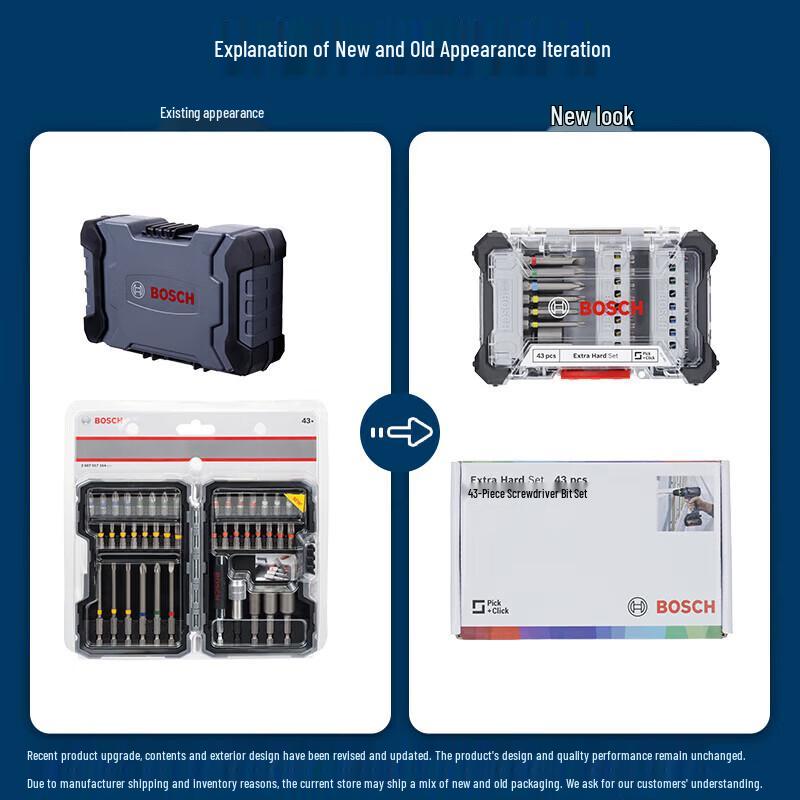 Bosch 43-Piece Rainbow Magic Box Screwdriver Bit Set