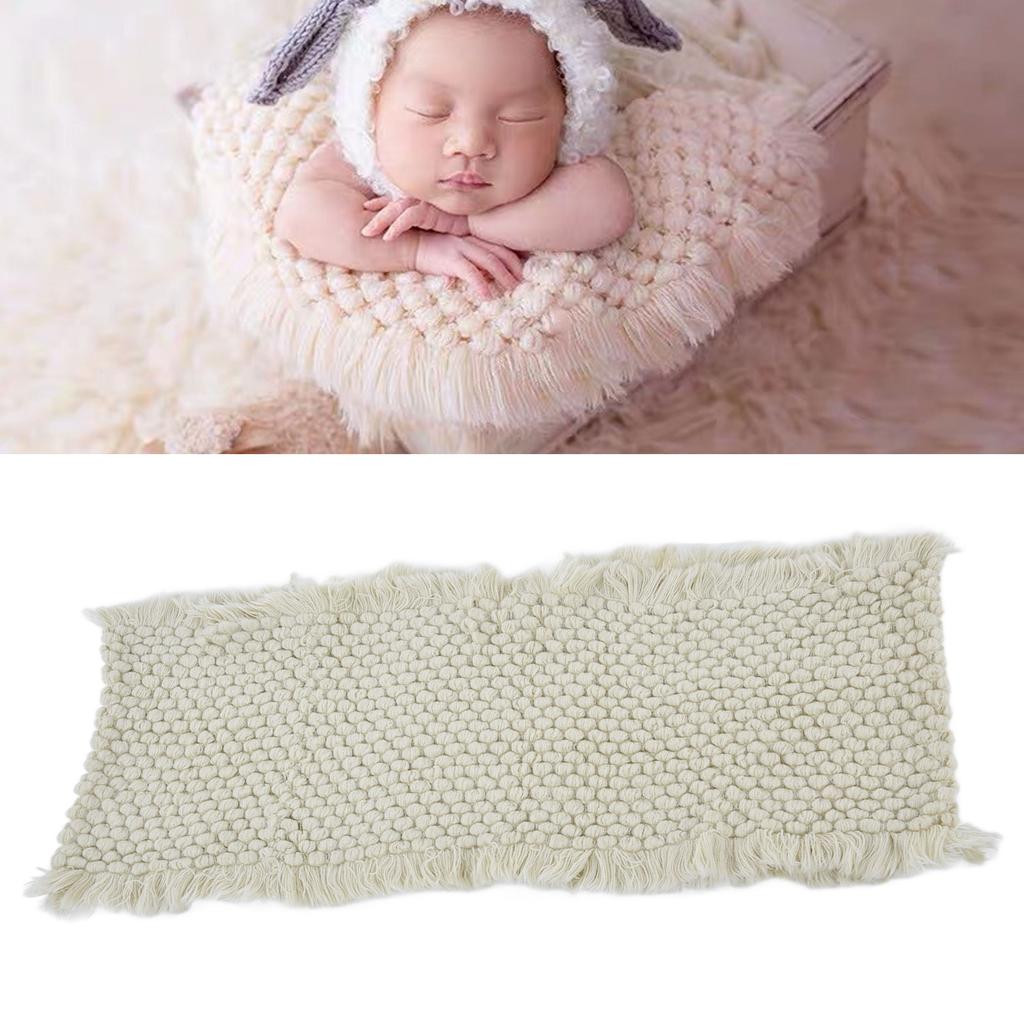 Newborn Photography Mat Soft Brthable Washable Simple Baby Infant Blanket Holiday Gift