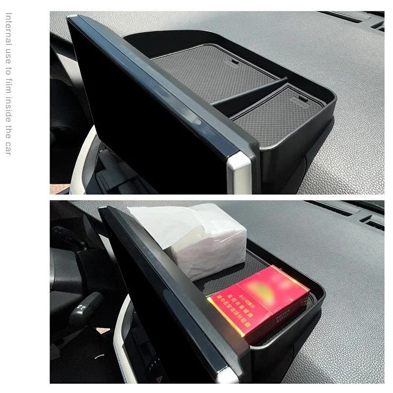 Dashboard Storage Box Behind Screen For Toyota RAV4 Wildlander 21-22 Corolla Levin Plastic Dashboard Car Instrument Storage Box