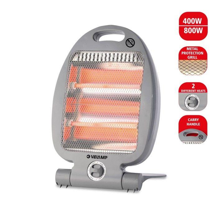 Radiateur - Panneau - Radiateur électrique au quartz 800W. Gris