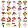 50pcs Cartoon Mushroom DIY Graffiti Stickers for Suitcases, Laptops, and Scooters