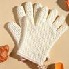 1 Pair Silicone Baking Gloves Heat Resistant Heat Insulation Mitts Durable BBQ Gloves  Hot Dish
