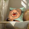 Funny Funny Characters Pillow Case Silky elegant Comfort Sofa Bed  Invisible zipper Beach pillowcase