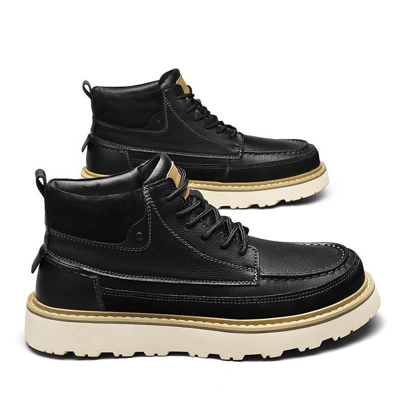 Martin boots autumn and winter new high-top men's shoes retro outdoor tooling shoes platform street tide shoes