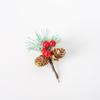 Festive Pine & Berry Cone Inserts: DIY Gift Box Accessories