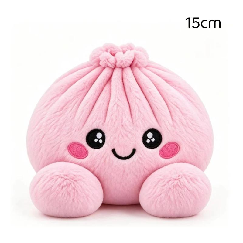 Rainbow Plush Dumpling Squeeze Toy Soft Stress Reliever Fidget Doll 1Pcs for Kids Travel Play Christmas Stocking Stuffer