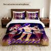 HUNTRIX Personalized Custom Name 3‑Piece Bedding Set Soft Duvet Cover Set For Bedroom Home Decor