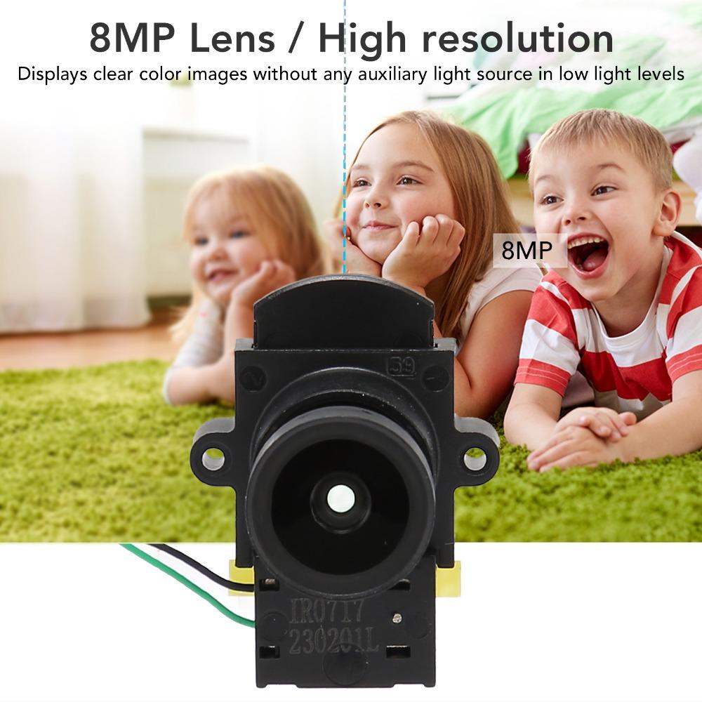 Full Color CCTV Camera Lens Warm Light Fixed Focus Lens Universal Wide Angle Lens Security Cameras