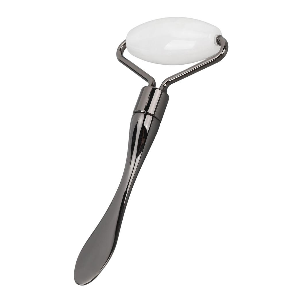 Eye Cream Applicator Roller Jadestone Face Massage Stick Zinc Alloy Cream Spoon for Daily Skincare
