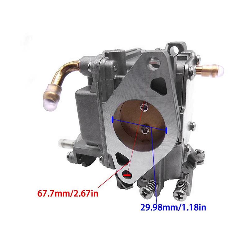 ABNE-Boat Motor Carburetor 8M0129551 for Mercury Mariner Outboard Engine 4-Stroke 15HP 20HP 8M0109534 853720T16 853720T20