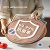 COOKER KING Round Whole Ebony Wood Cutting Board