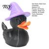 Cute Wizard Duck Decor Halloween Witch Black Figurine, 3D Printed Hat Desk Desktop Accessories for Office Decor, Spooky Tabletop Ornament