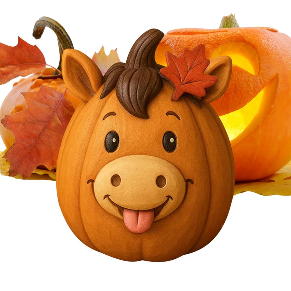 

Farm Animal Pumpkin Figurines Cow Duck Sheep Chicken Pumpkin Ornaments Resin Art Decoration Sculpture Ornament for Indoor Home