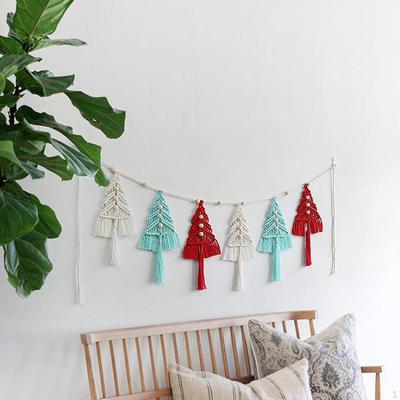 Bohemian Christmas Tree Tapestry for Home and Events