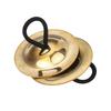 2 Pairs Gold Color Belly Dancing Cymbals Lightweight Hand Cymbals Finger Cymbals  For Belly Dance