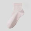 Women's Spring and Summer Thin Breathable Pure Cotton Anti-odor Summer Thin Girls Boneless Mesh Short Socks Mid-calf Socks