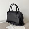 THE * RO New Shell Bag Top Cowhide Agnes Bowling Folded Bag Retro Handheld Girl Bag