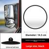2Pcs 9/12/14cm Car Blind Spot Mirror HD Glass Wide Angle Side Rear Mirrors  Beginner