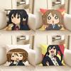 1pc Kawaii Cartoon Yui Mio Azusa Tsumugi Pillow Case Fashion Square Pillowcase Bedroom Sofa Room Ins Decoration Leisure