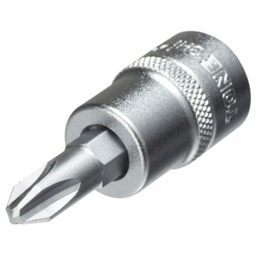TONE Driver Bit Socket 3H-P3 Drive 9.5mm (3/8") (+)No.3