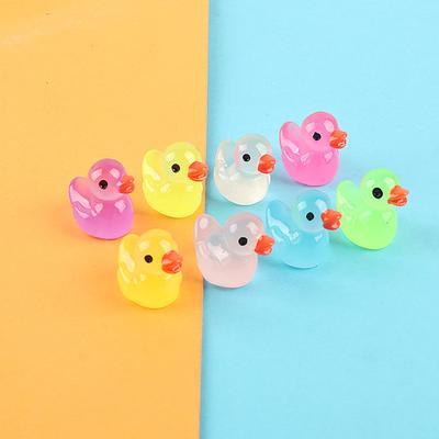5Pcs Luminous Duckling Microlandscape Succulent Plant Diy Decorative