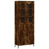 Highboard Smoked Oak 69.5 x 34 x 180 cm Particle Board