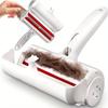 Pet Hair Roller Remover Lint Brush 2-Way Dog Cat Comb Tool Convenient Cleaning Dog Cat Fur Brush Base Home Furniture Sofa Clothe