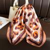 New Modern Polka Dot Printed Silk Scarf Square Scarf High-end Shawl Sunscreen Neck Small Square Scarf Headscarf Women's Scarf