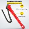 Chain Wrench Pipe 36inch,Heavy Duty Oil Filter Chain Wrench Capacity 4-1/2 to 7-1/2inch ,Chain Wrench 30inch (760 mm) Chain Length Plumbing Pipe Tool