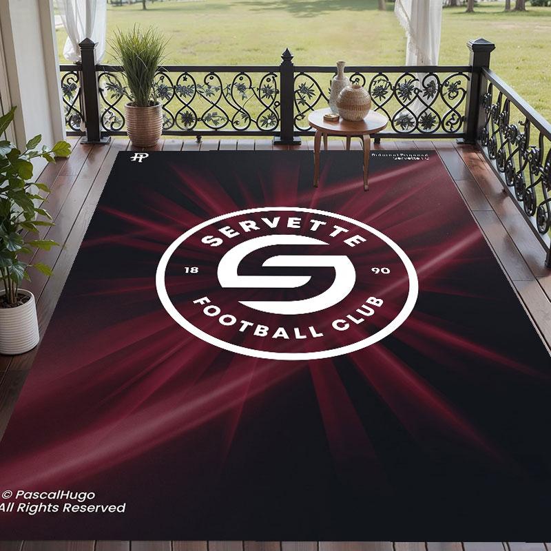 Soft Floor Carpet Servette FC Pattern Area Rug Decorative Mat For Home Room Decoration