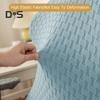 Gaming Chair Cover Dustproof Zipper Closure Printing Non-slip Highly Elastic Fabric Elastic Buttom Anti-slip Chair Dustproof Protective Sleeves for