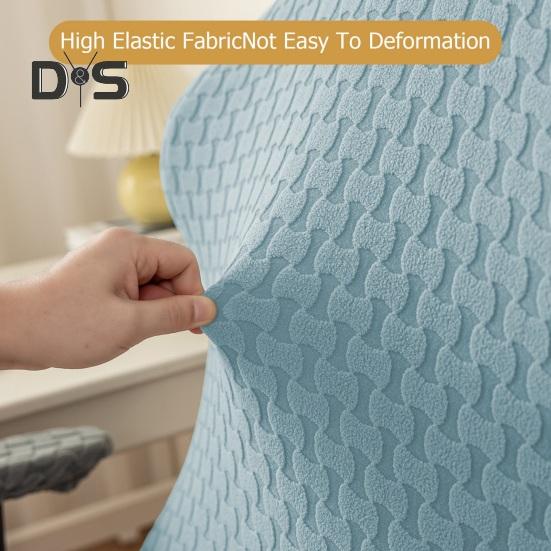 Gaming Chair Cover Dustproof Zipper Closure Printing Non-slip Highly Elastic Fabric Elastic Buttom Anti-slip Chair Dustproof Protective Sleeves for