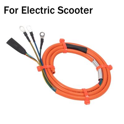Cablu motor rezistent la apă de 2,0 mm²/2,5 mm² cu 3 fire de faze a motorului 5 fire Hall Senor Cablu pentru circuite pentru piese de scuter electric Motor cu butuc de roată de 800 W