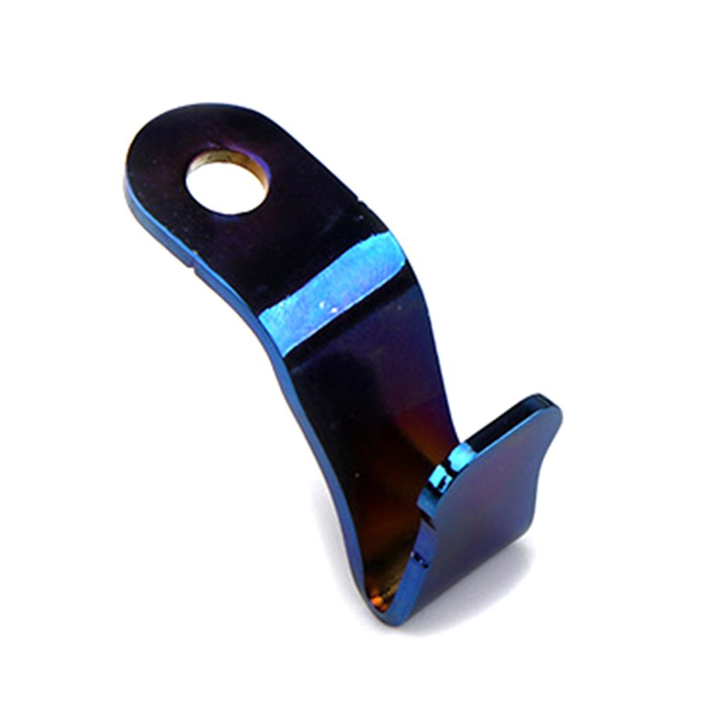 Rückspiegelhaken Motorradhelmhaken Stahlhelmhalter Einfache Installation Taschenaufbewahrung für Helmlagerung